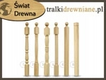 Jesion Pole 8 cm popola drevené stĺpy Kráľ