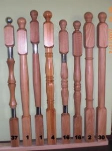 Drevené tyče stĺpiky pre zábradlie Balustrade bary