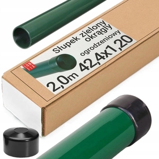 Pletivo, oplotenie - Plot po FI42,4 cm 1,2 mm 200 cm zelený