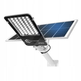 Uličná lampa - Pouličné svietidlo 500 W 2000 lm na solárne napájanie