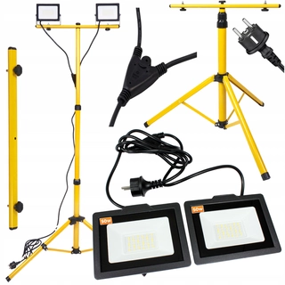 Osvetlenie na jazierko, rybník - 140cm statív + 2x 50W reflektor s káblom EPN015