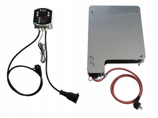 Udiareň - Ovládanie udiarne: deflektor + ohrievač 2,9 KW