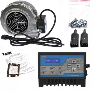 Negros regulátor + ventilátorom pre pece s podávačom