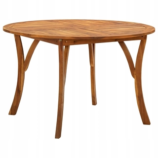 Záhradný nábytok - Záhradný stôl Ø 120 cm LITE ACACIA WOOD