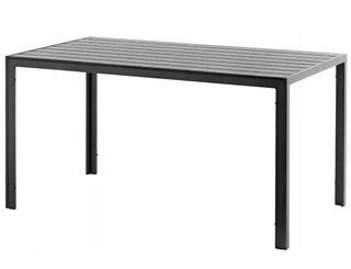 Stôl, stolík - Záhradný stôl Black Alu 140cm Obdĺžnikové Jersore