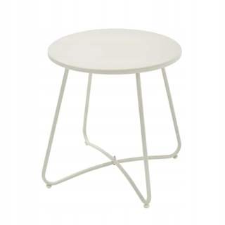 Stôl, stolík - Konferenčný stolík. Záhrada biela 42 cm
