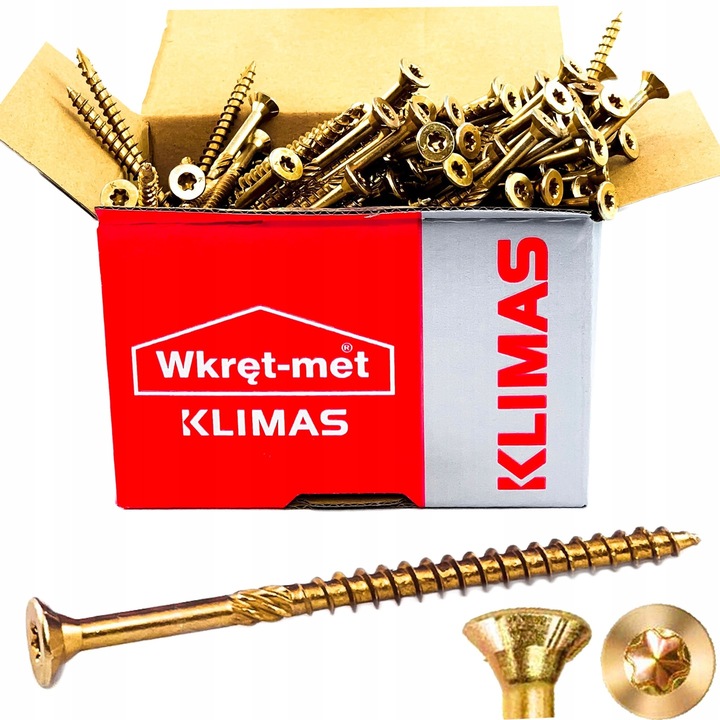 Skrutky do dreva Wkręt-Met KMWHT-50100 5x100 mm 200 kusov