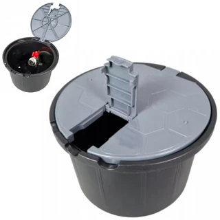 Spojka, adapter na závlahový systém - VONKAJŠIA vaňa Skrinka na prívod vody s 3/4 ventilom