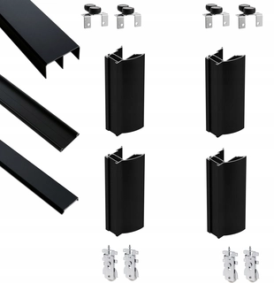 Kovania na posuvné dvere - Loft System pre GTV Novo S 1,5 m/2D kĺzavý šatník