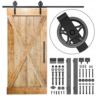 Kovania na posuvné dvere - Barn Door Loft 2m + System Sparmer