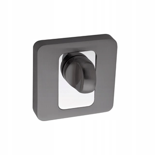 Kľučky na dvere - Madeira Kuchinox Signature Square Graphite/Chrome WC