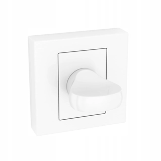 Kľučky na dvere - Szyld Qubik II Kuchinox White Square WC LK5_603A
