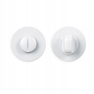 Kľučky na dvere - Sklz WC One C01 White Colombo Design