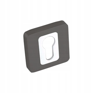Kľučky na dvere - Rozhovor Rosette LK4 502A Graphite/Chrome Insert