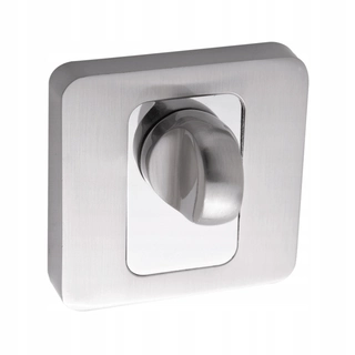 Kľučky na dvere - Šmykľavka ružica LK4 103S Satin/Chrome WC
