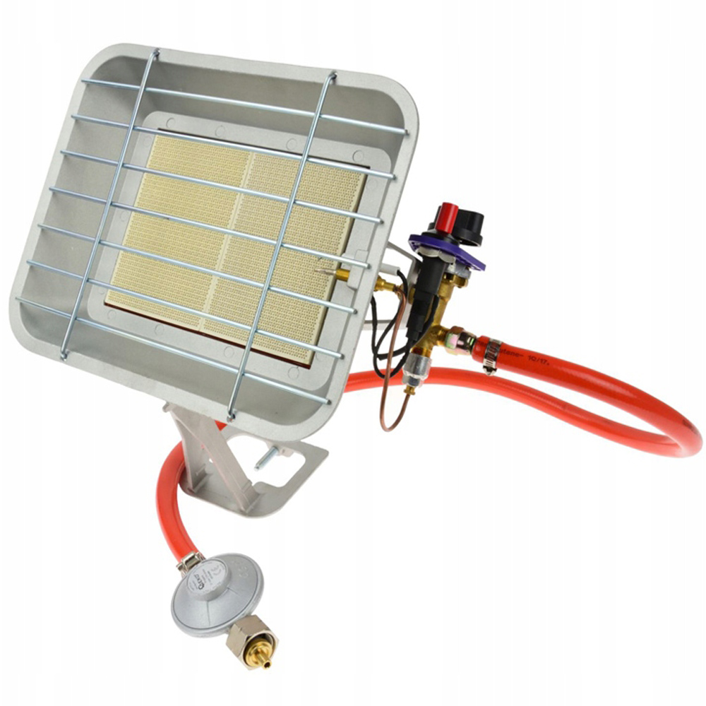 Plynový ohrievač Geko 4600 W, sivý 290 x 235 mm
