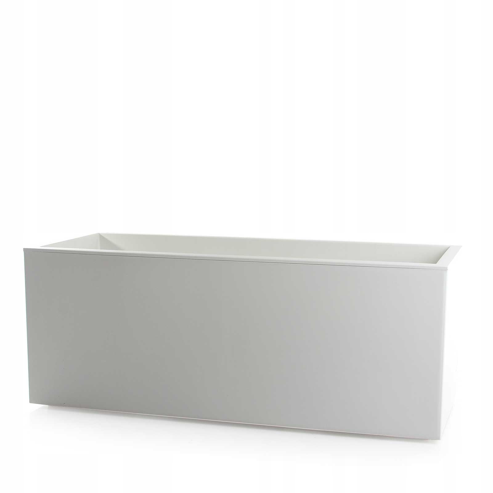Euro3plast kvetináč 99,5 cm x 39,5 x 39,5 cm plastový biely