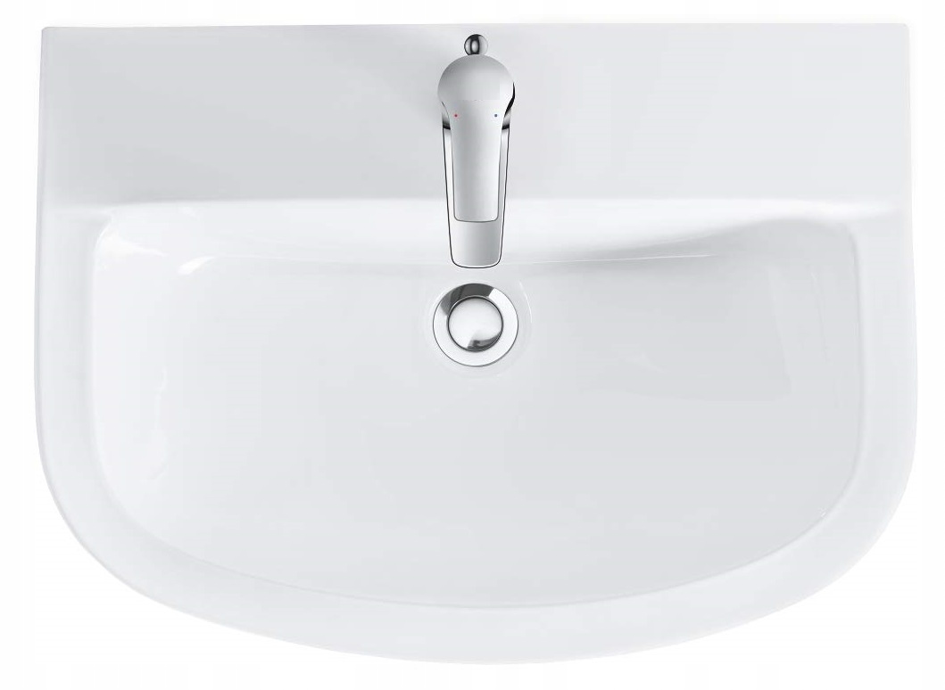 Ideal Standard Romstal oválne nástenné umývadlo, biele, 60 x 46 cm