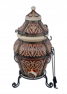 Ohnisko do záhrady - Tandoor Tandir Ázia Bronze 100 l