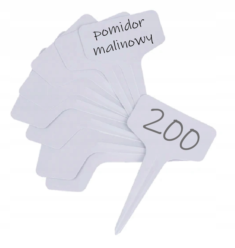 IDENTIFIKÁCIA RASTLÍN STOJACIA RASTLINA 60x30mm SKLENÍKOVÝ ZÁHRADNÝ KVETINÁČ 200