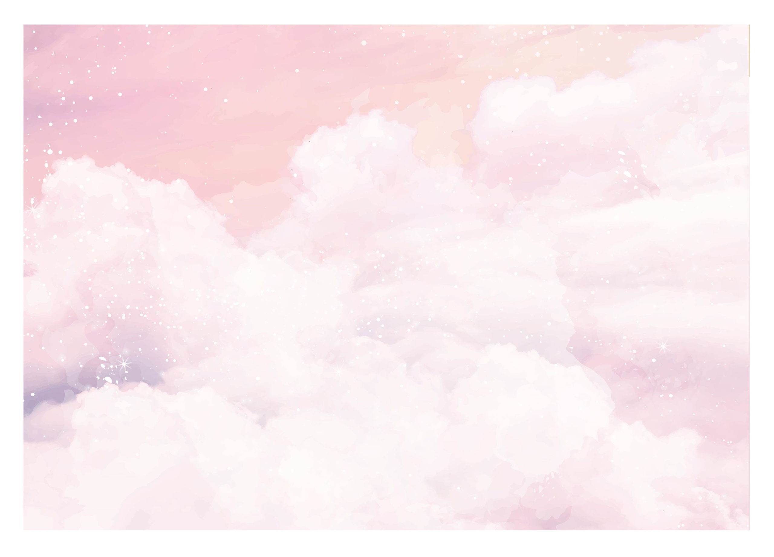Fototapeta SKY, CLOUDS, Girl in Pink 416x254