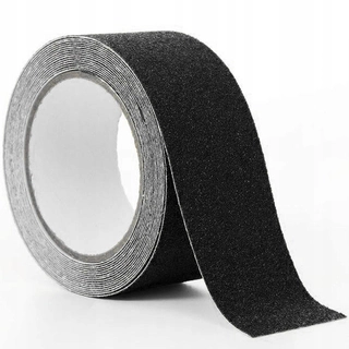 Čierna non -slip páska 50 mm 5 m na peva schody