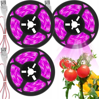 Lampa na pestovanie raslín - GROW LED pásik na pestovanie rastlín Heckermann 80W