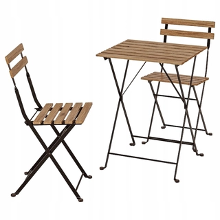 Záhradný nábytok - Tärnö Tabuľka + 2 Stoličky, Outdoor 69898415