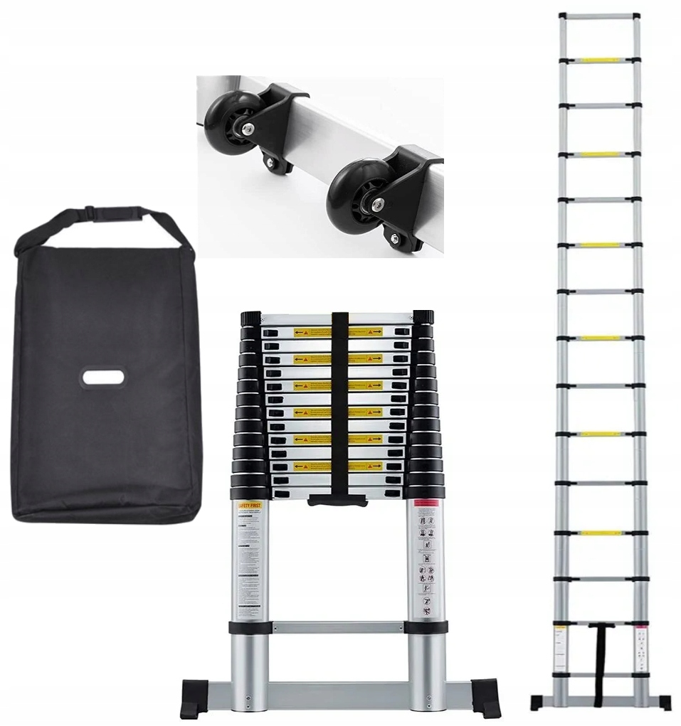 Rebrík hliníkový rebrík 4,4 m do 150 kg
