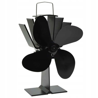 Ventilátor ku krbu, kachliam - Thermoelectry Ventilátor krb veterný mlyn 4 čepele