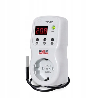 Novatek TP-12 Termoostat Thermoregulator SCHUKO