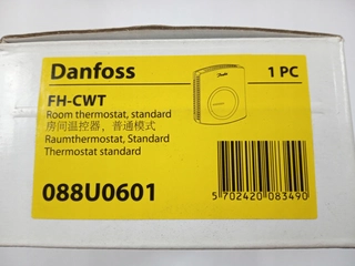 Podlahové kúrenie - TERMOSTAT MIESTNOSTI DANFOSS FH-CWT 088U0601