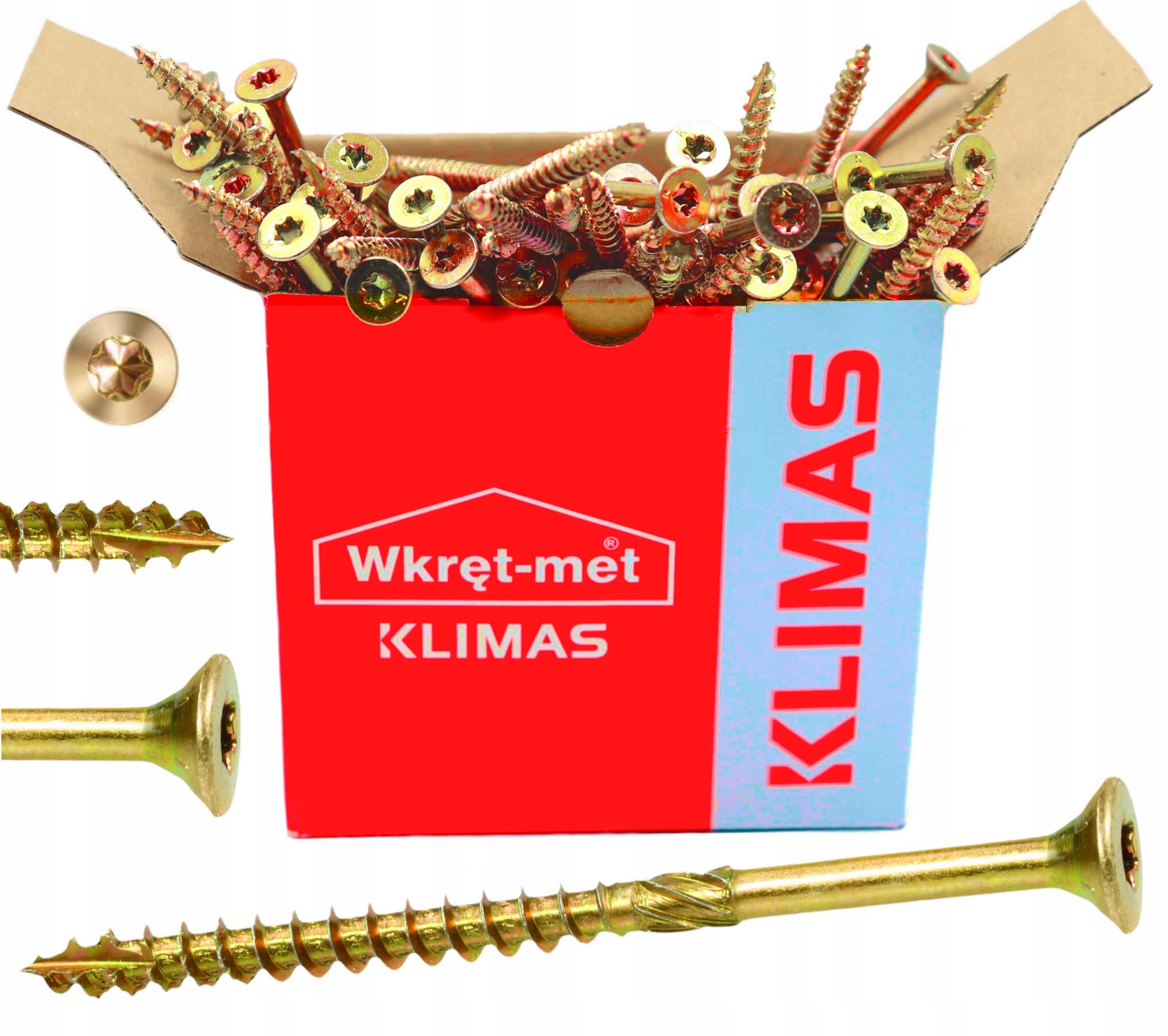 Skrutky do dreva Wkręt-Met KMWHT-35050 3,5 x 50 mm 400 kusov