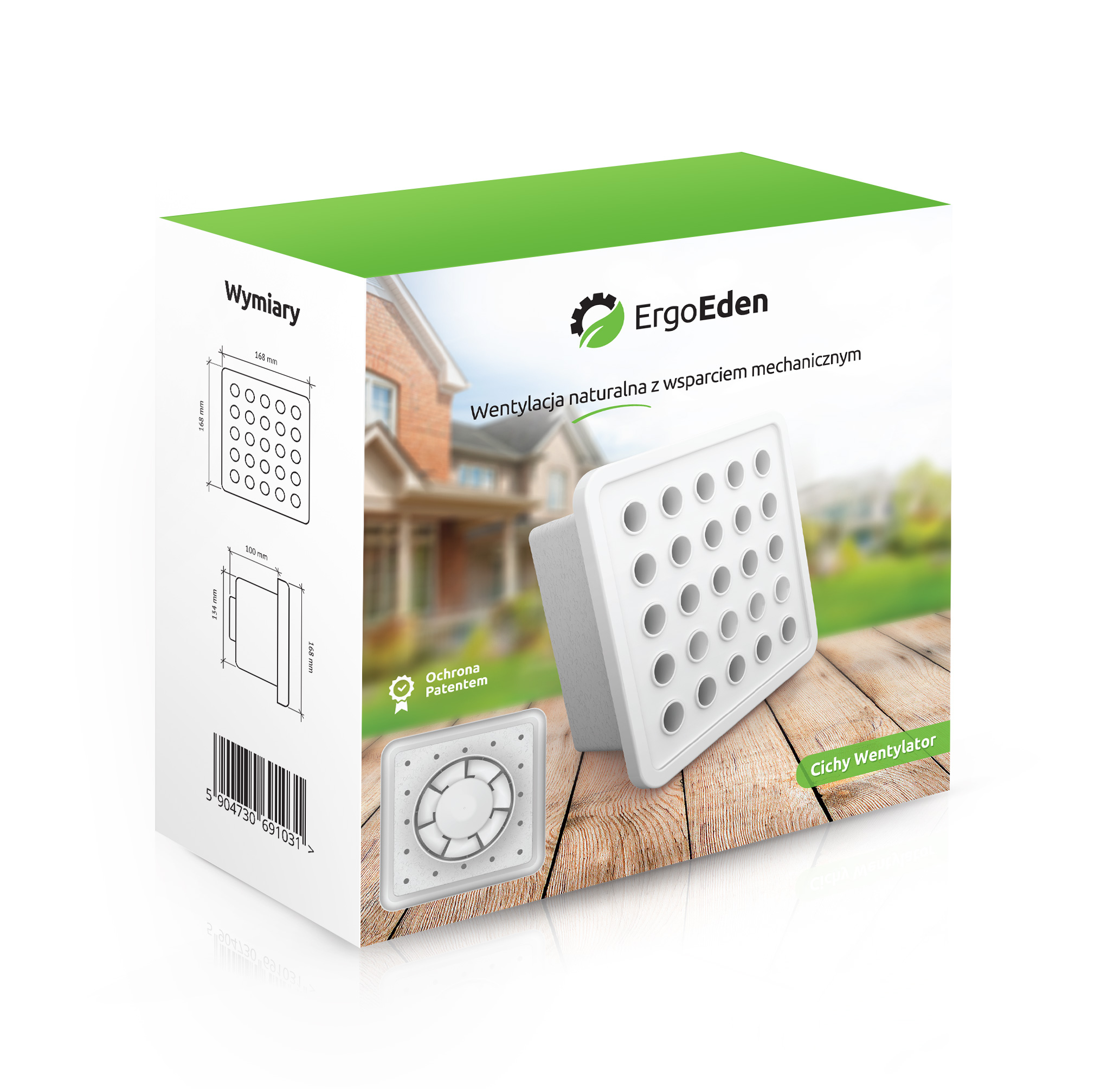 ErgoEden kúpeľňový ventilátor 469900910515 140 mm