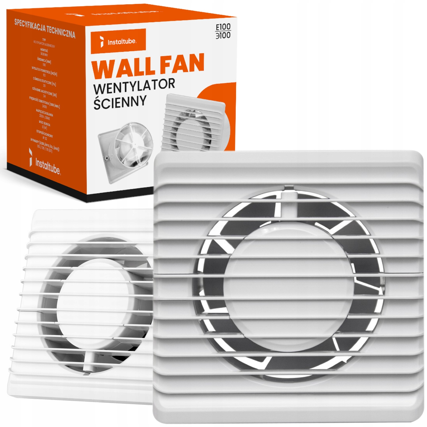 Kúpeľňový ventilátor SILENT DOMÁCI VENTILÁTOR DO KÚPEĽNE 100 mm DOMÁCI VENTILÁTOR KÚPEĽNE 100 mm 100 mm