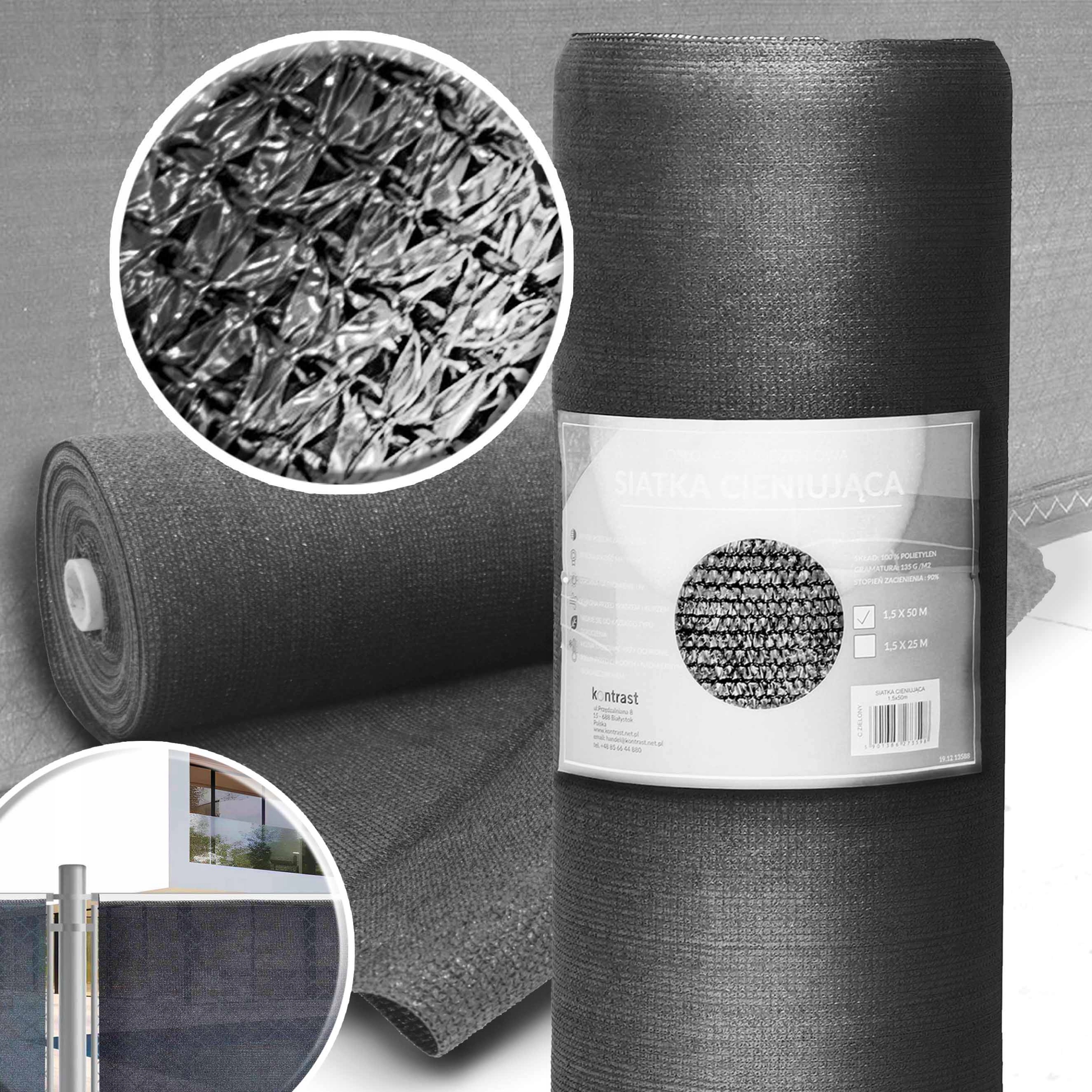 90% TINIACE PLETIVÉ MASKACIE PLOTY 1,5x50m