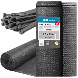 Pletivo, sieť - MASKÁCIA TIEŇOVACIA SIEŤKA 90% SIVÁ 1,5x25 140G