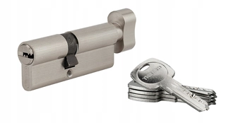 Zámok na dvere - Tiger 6 Lock Insert s niklom 45/35