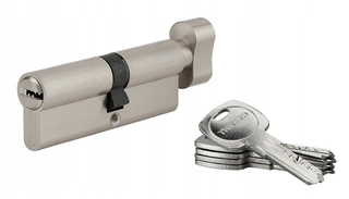 Zámok na dvere - Tiger 6 Lock Insert s niklom 45/50