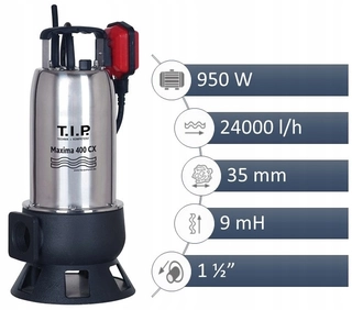 Čerpadlo,  hydrofór - Ponorné čerpadlo TIP 950 W 24 000 l/h