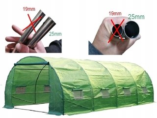 Fóliovník -  ZÁHRADNÝ FÓLOVÝ TUNEL 3x8 m 24m2 DVA VSTUPY