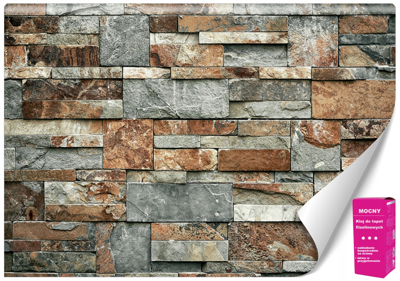 Fototapeta 3D Loft Brick Stone 200x140
