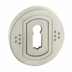 Kľučky na dvere - Shield Slip Circle Argus Nickel Mate G5 pre kľúč