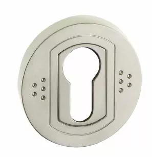 Kľučky na dvere - Shield Slip Circle Argus Nickel Mat G5 do vložky