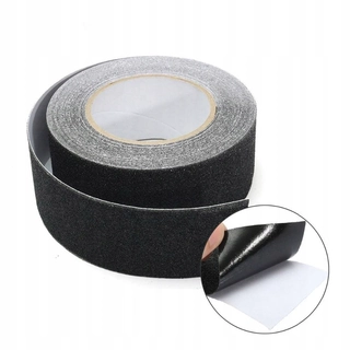 Čierna non -slip páska 10 m x 50 mm na schody