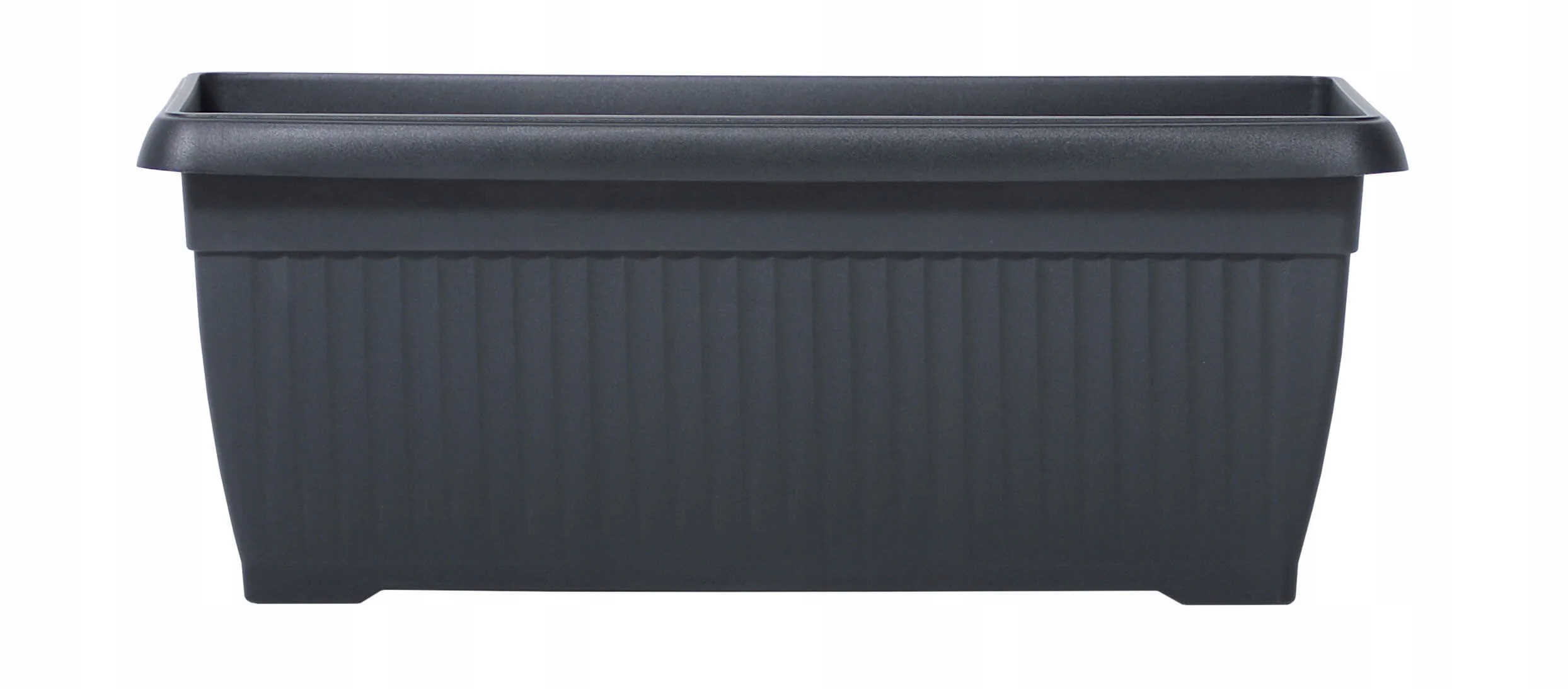 Kvetináč Prosperplast 70 cm x 30 x 28 cm priemer 70 cm plast odtiene sivej a striebornej