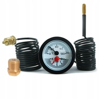 Thermogenometer 0-120 ° C 0-4Bar 1/4 "1/2"