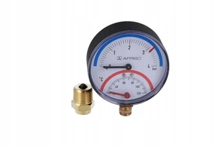 Thermogenometer TM 80, FI80 mm, 0-4 bar, 20 až 120 ° C