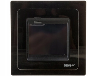 Hlavica, ventíl - Termostat devireg TOUCH 230 16A 5-45C IP21 čierny