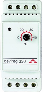 Termostat devireg-330 regulácia teploty -10 1